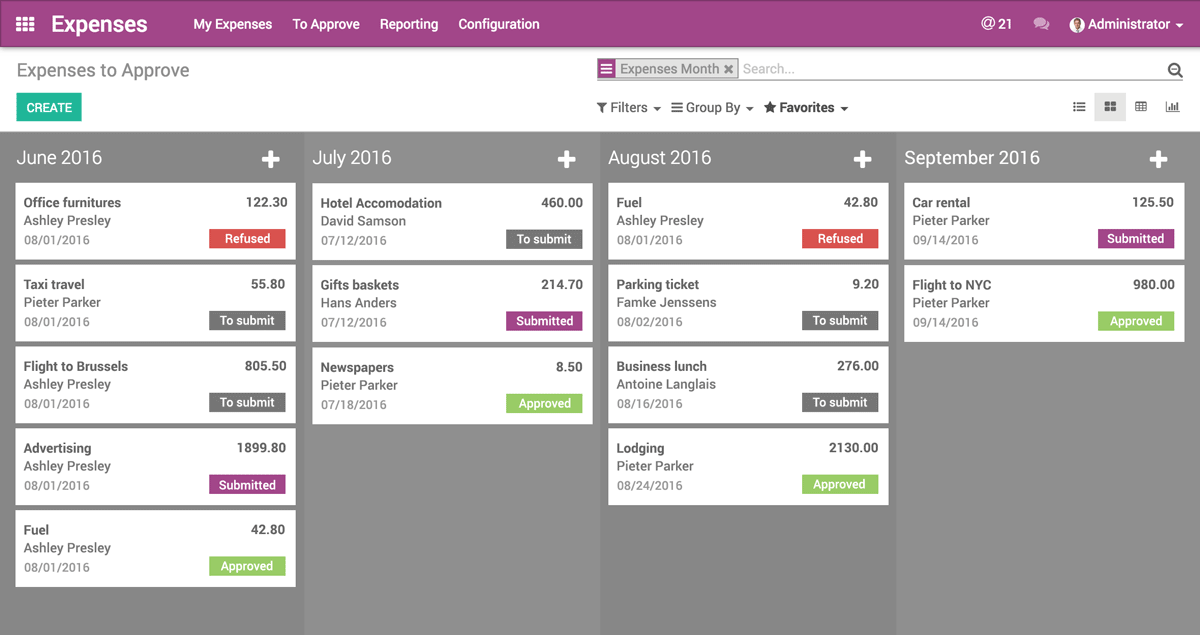 Odoo text and image block