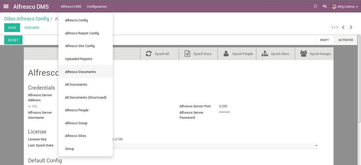 Odoo image and text block