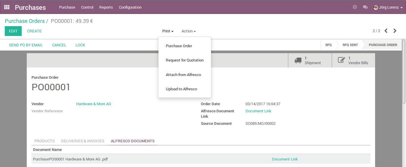 Odoo image and text block