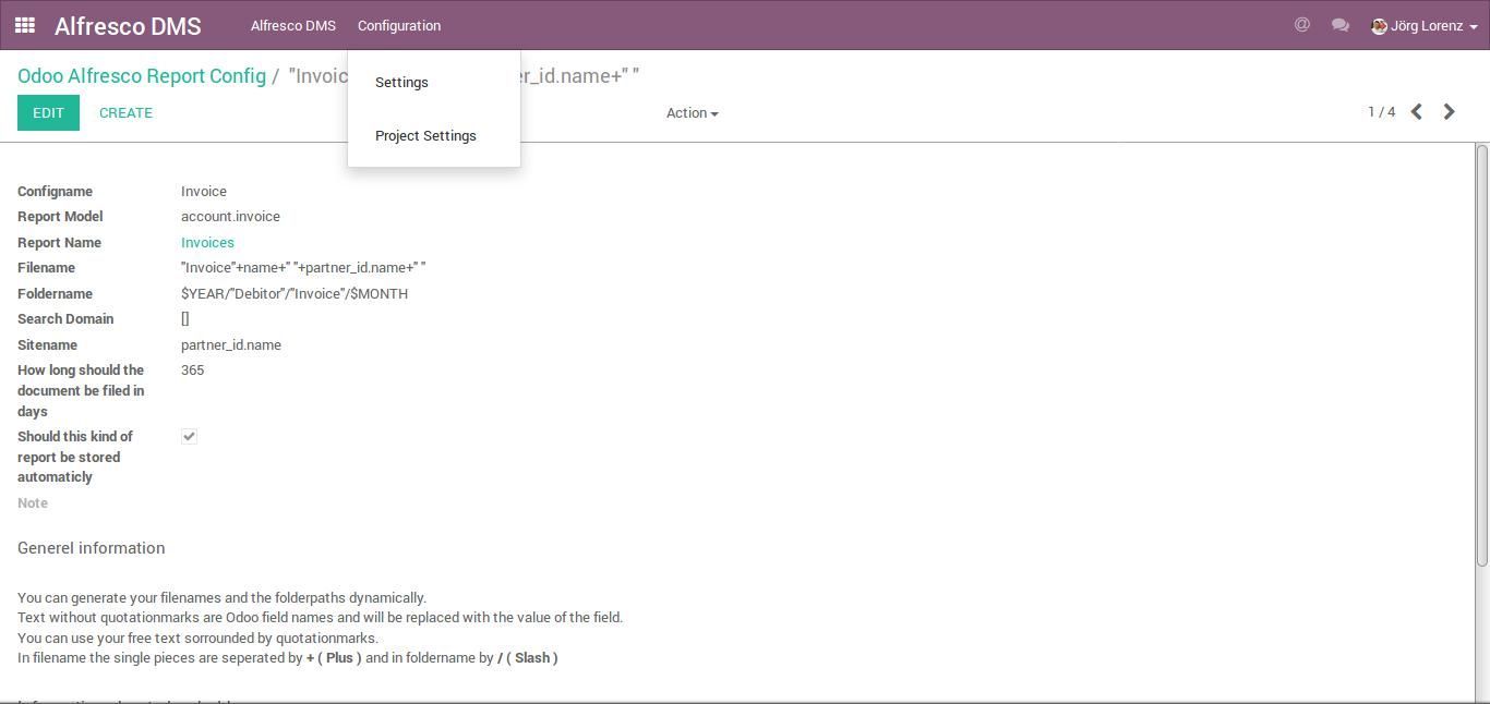 Odoo image and text block