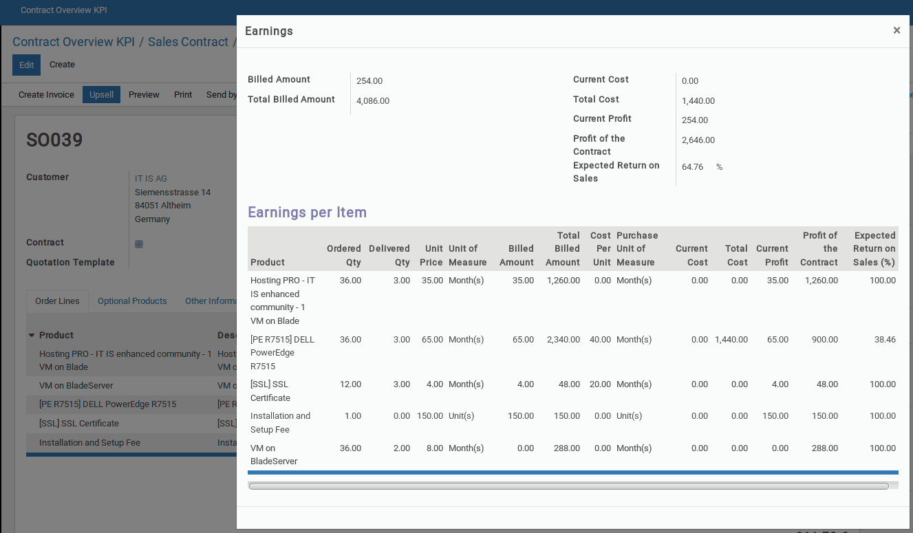 Odoo text and image block